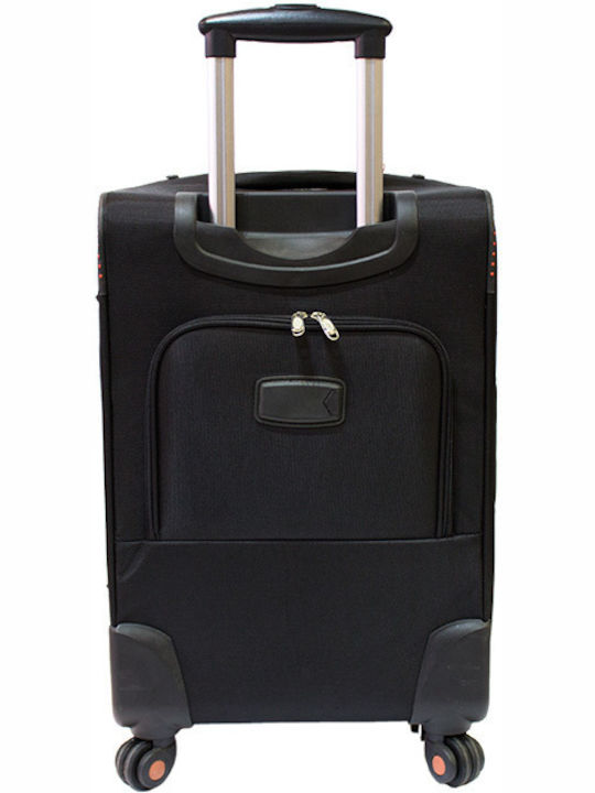 Savil Travel Suitcase Cabin Fabric Red with 4 Wheels Height 55cm