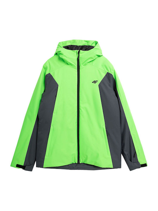 4F 4FAW23TTJAM306-45S Jachetă pentru Schi & Snowboard Green