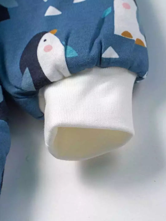 Ako Winter Sleeping Bag with Feet 2.5 Tog Blue