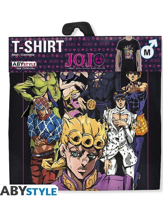 Abysse Jojo's Bizarre Adventure T-shirt Black Cotton