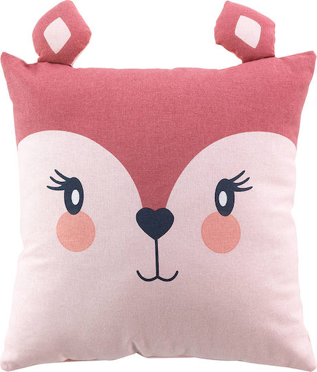 Crib Decorative Pillow Pink 40x40cm