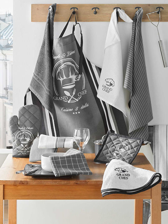 Douceur d'Intérieur L-c Grand Chef Кърпа за готвене Сив 84x60см 1731302 1бр