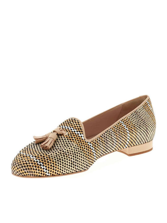 Women's Loafers in Beige Color