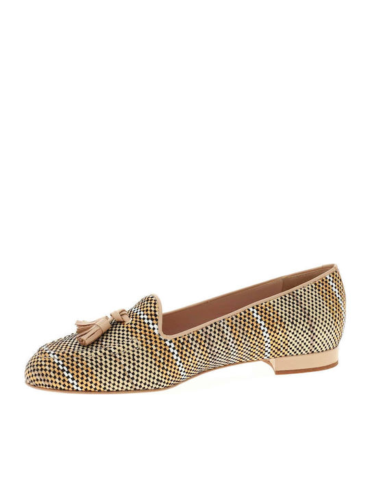 Women's Loafers in Beige Color