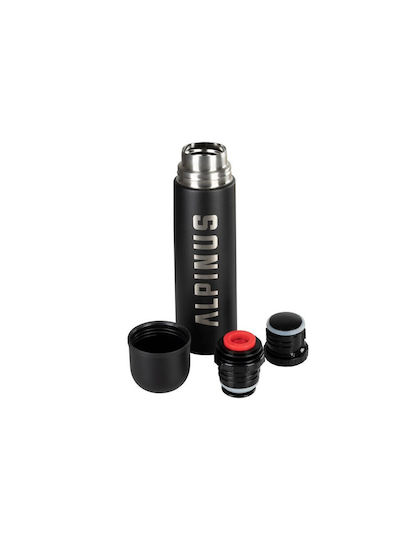 Alpinus Бутилка Термос Неръждаема Стомана 500ml Черен