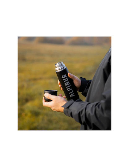 Alpinus Бутилка Термос Неръждаема Стомана 500ml Черен