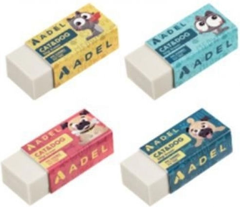 Adel Eraser Set for Pencil and Pen 1pcs