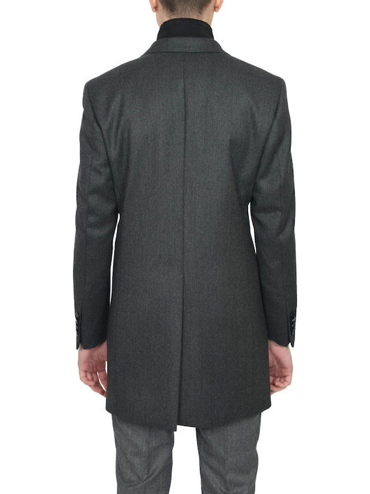 Herren Mantel Gray F0072-394