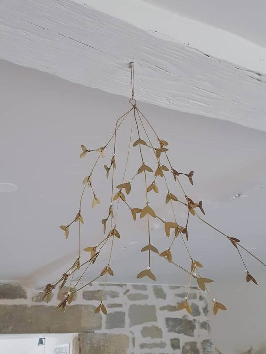 Madam Stoltz Christmas Metal Decorative Mistletoe 39cm