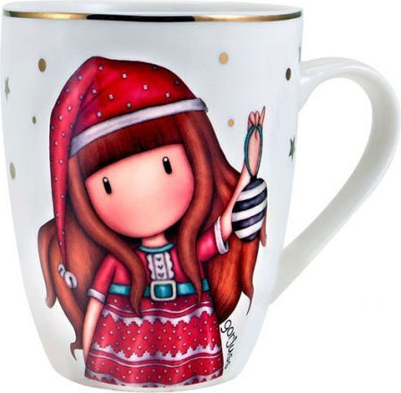 Santoro Christmas Mug Multicolored Width 11cm.