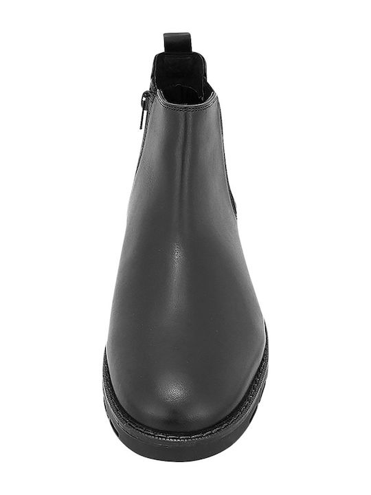 Leather Black Men's Boots