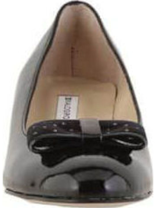 Patent Leather Black Low Heels