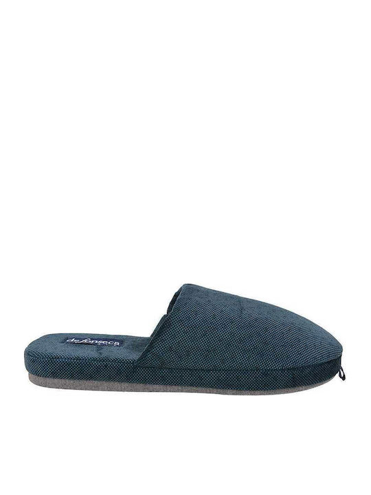 Papuci bărbați iarna Blue