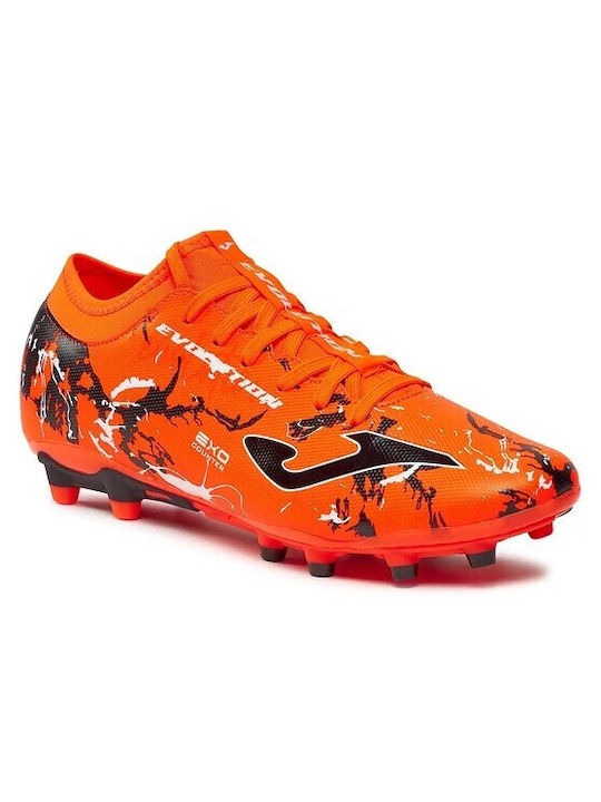 Joma Evolution 2307 AG Low Football Shoes with Cleats Orange