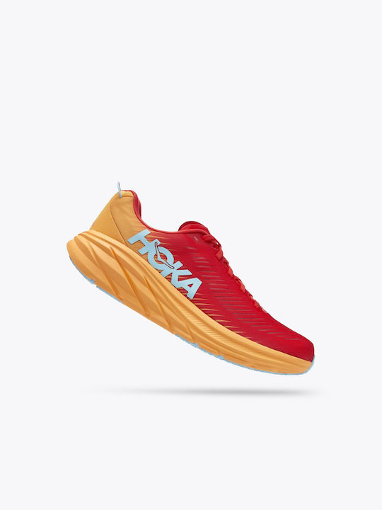 Hoka Rincon 3 Ανδρικά Αθλητικά Παπούτσια Running Κόκκινα