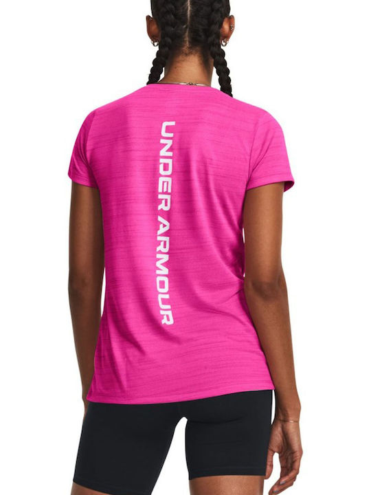 Under Armour Core Damen Sportlich T-shirt Fuchsie