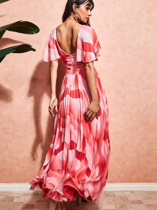 Summer Maxi Dress Ocean coral