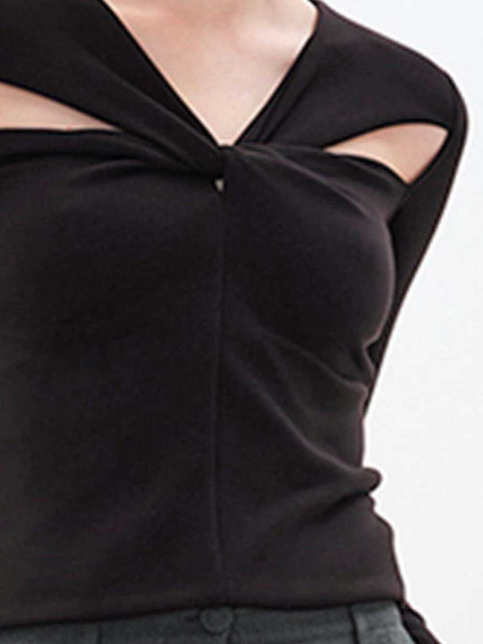 Bluze damă Mânecă Lungă Black