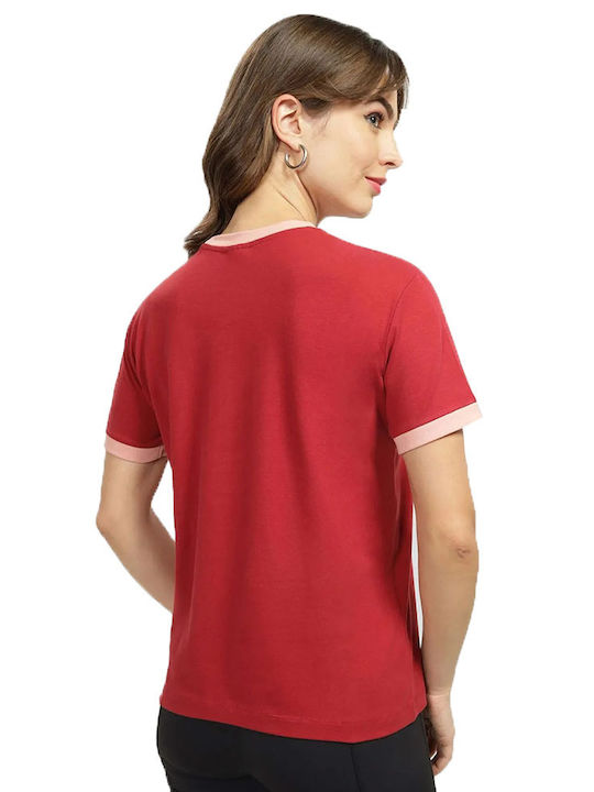 Guess Damen T-Shirt Rot