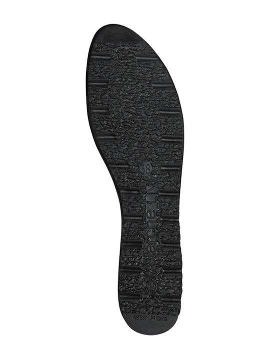 Baryky Leder Stiefeletten Damen Schwarz