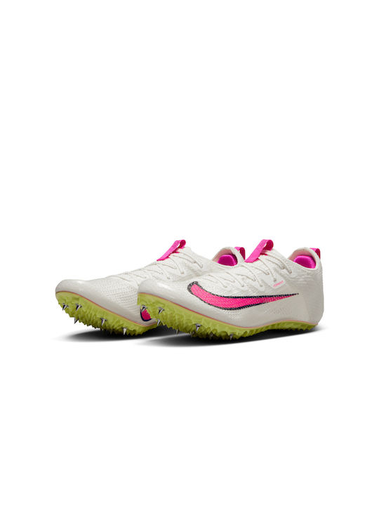 Zoom Superfly Elite 2 Αθλητικά Παπούτσια Spikes Λευκά