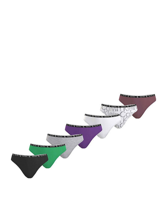 Βαμβακερά Women's String MultiPack Colorful