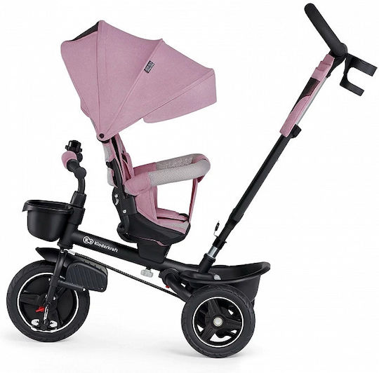 Kinderkraft Spinstep Pliabil Și Triciclete Pentru Copii 5 În 1 Pentru 9 Luni Roz
