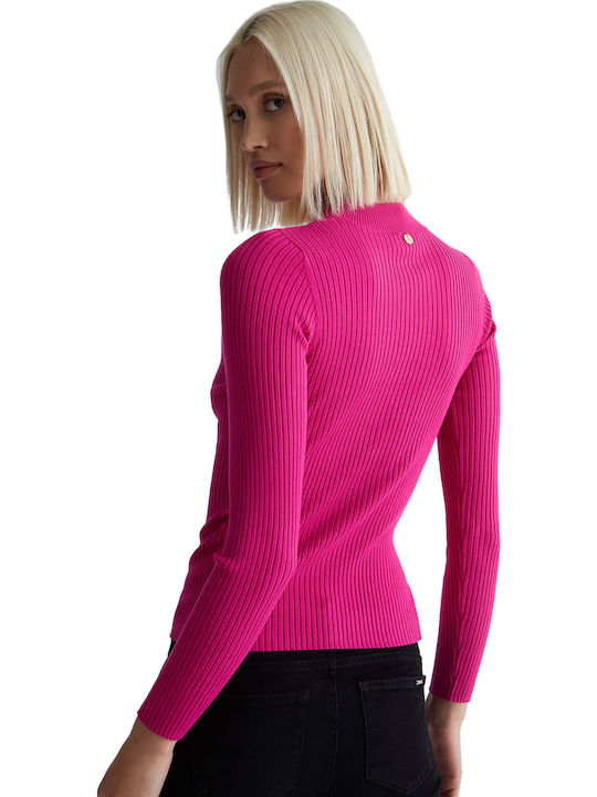 Women's Long Sleeve Sweater 72624/PINK BERRY