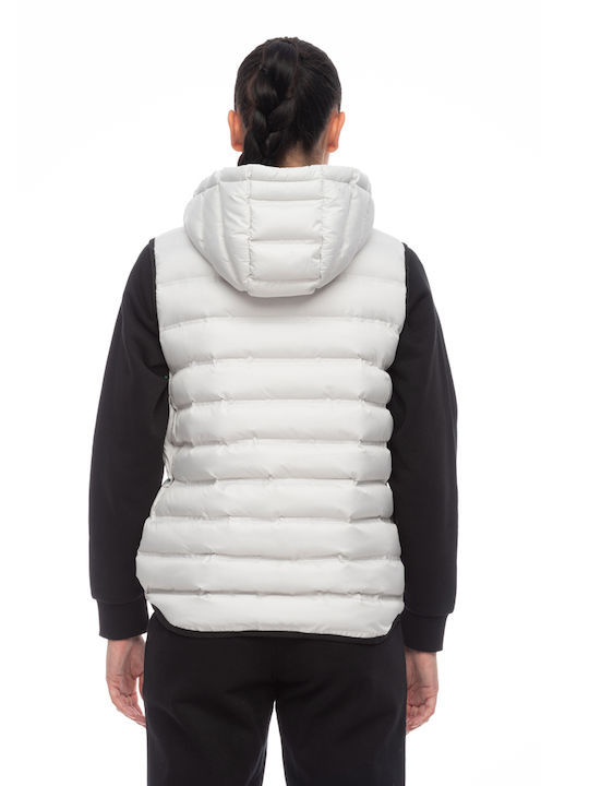 Be:Nation Women's Short Puffer Jacket for Winter Gray
