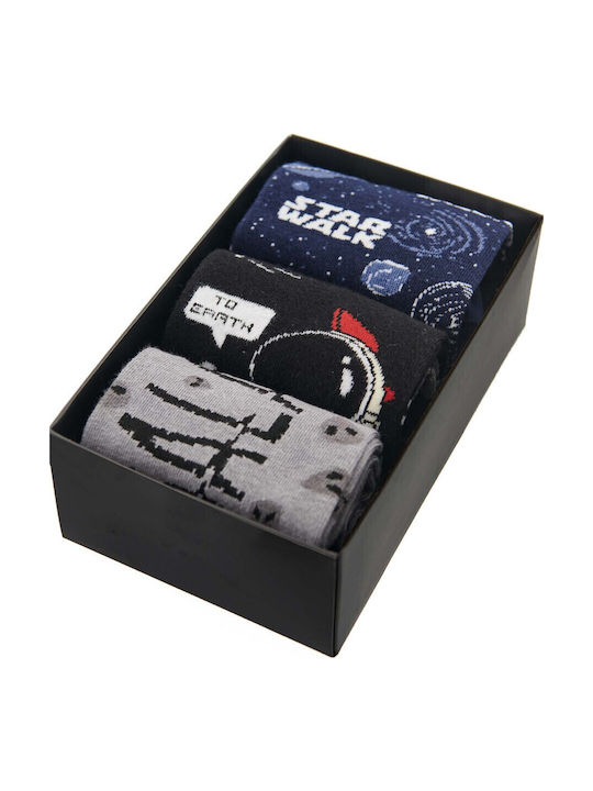 Walk Galaxy Κάλτσες Πολύχρωμες 3Pack