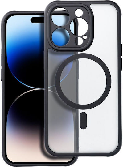 Full Matte Mag Back Cover Πλαστικό Μαύρο (iPhone 15 Pro Max)