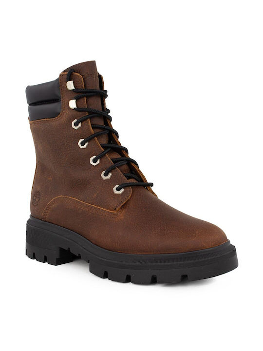 Timberland Cortina Valley 6in Leder Damen Knöchelstiefel Braun