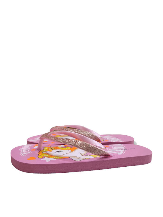 Παιδικές Σαγιονάρες Flip Flops Ροζ