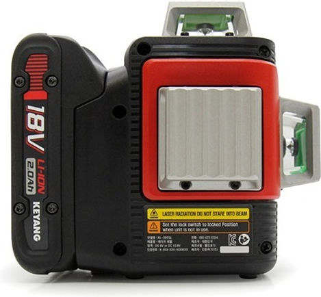 Keyang (solo) Γραμμικό Αλφάδι Laser Πράσινης Δέσμης 18V