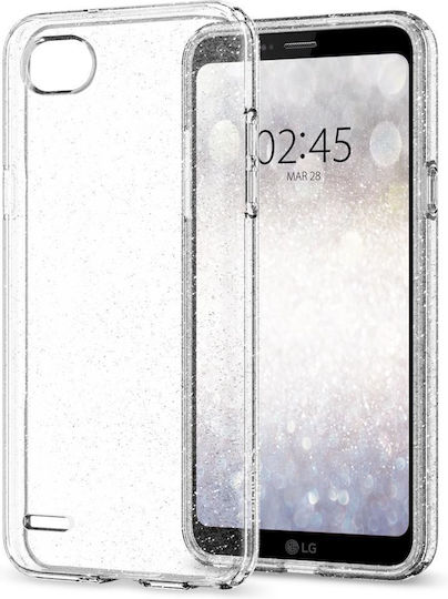 Spigen Liquid Crystal Glitter Back Cover Σιλικόνης Μπεζ (LG Q6)