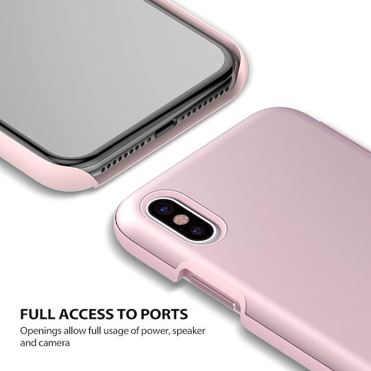 iLuv Forge Back Cover Μεταλλικό Ροζ (iPhone X / Xs)
