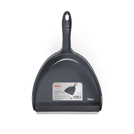 Rayen Plastic Dustpan with Rubber Band Gray 23x34cm