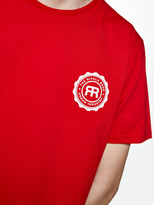 Rivals T-shirt Bărbătesc cu Mânecă Scurtă RED