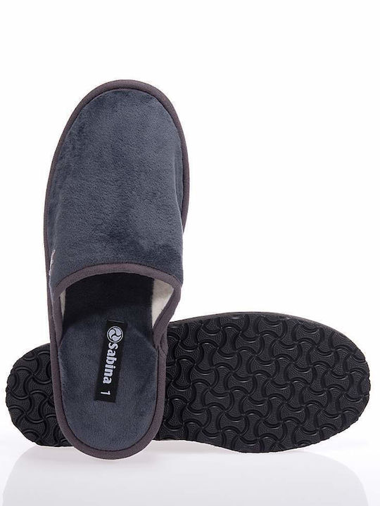 SABINA SA164 GREY SLIPPERS