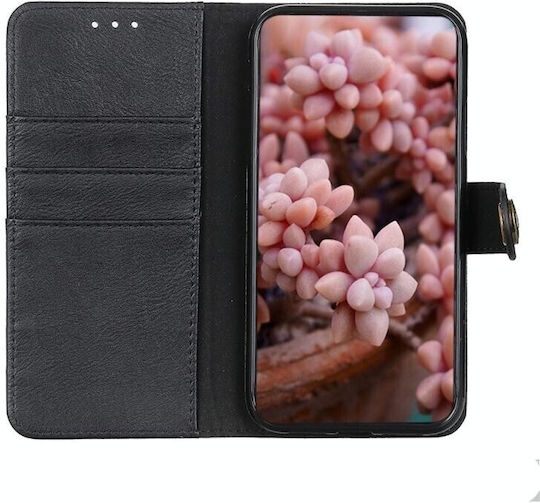 Neo Brieftasche Leder Schwarz (Motorola Edge 40)