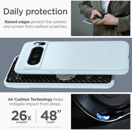 Spigen Thin Fit Back Cover Silicone Blue (Google Pixel 8 Pro)