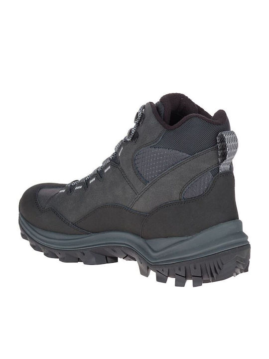 Merrell Thermo Pantofi De Drumeție Pentru Bărbați Tip Botine Impermeabili Negri