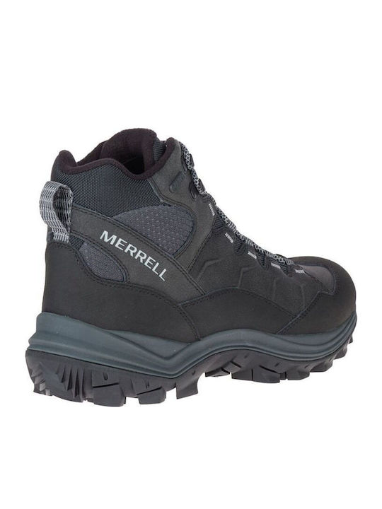 Merrell Thermo Pantofi De Drumeție Pentru Bărbați Tip Botine Impermeabili Negri