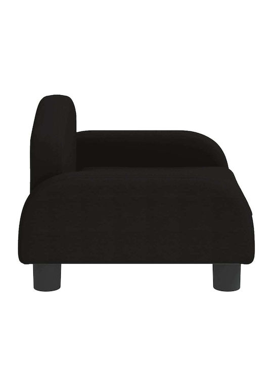 vidaXL Sofa Hundebett Schwarz 50x40cm.