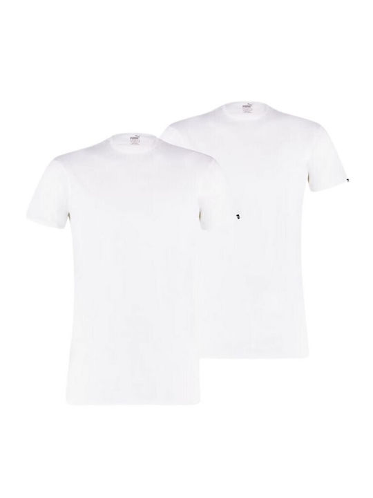 Puma Men's Short Sleeve T-shirt White