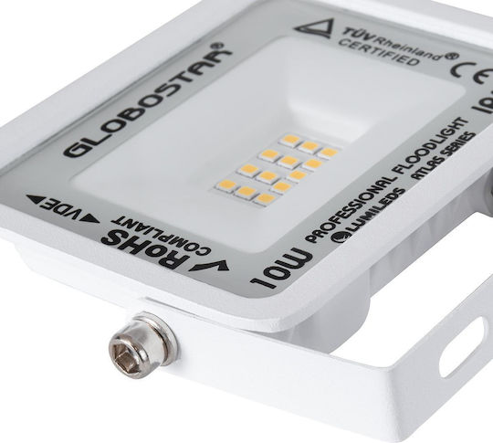 GloboStar Atlas Waterproof LED Floodlight 10W Warm White 2700K IP67