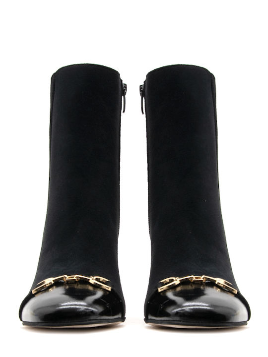 Suede Women's Ankle Boots Black