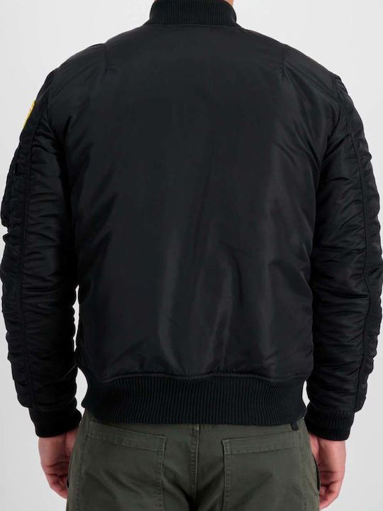 Ma-1 Vf Nasa Men's Winter Jacket black/lilac
