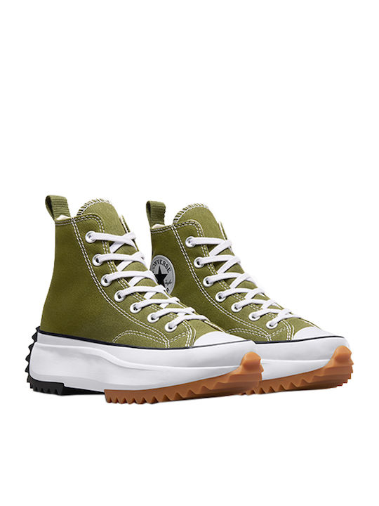 Run Star Hike Flatforms Boots Grassy / White / Black