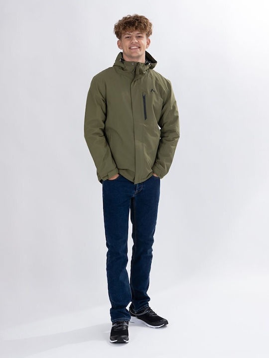Larino Winter Jacket Waterproof Khaki